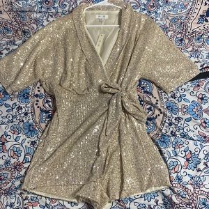 SHE AND SKY SEQUENCES ROMPER (NEVER WORN)